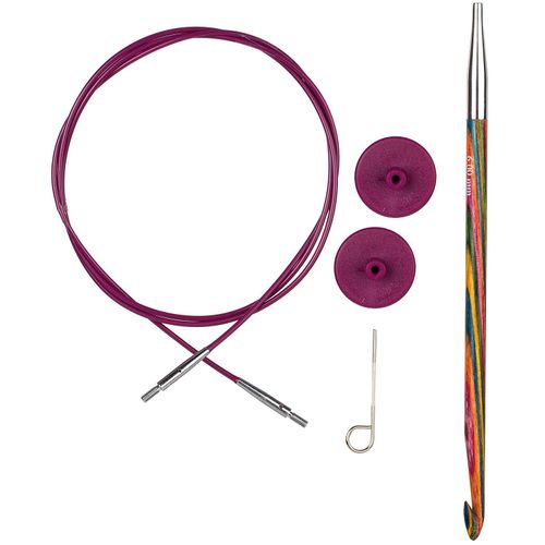 KnitPro Tunesische Häkelnadel, 6.0 mm Ø, im Set