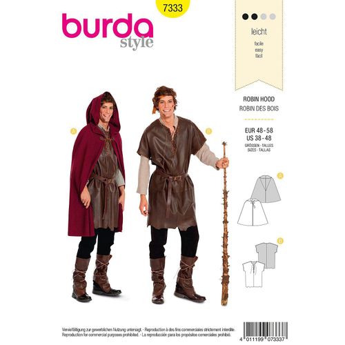 burda Schnitt 7333 "Robin Hood"