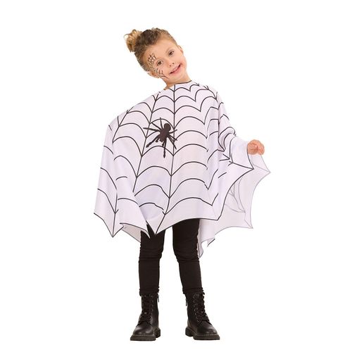 Kinderponcho Spinnennetz