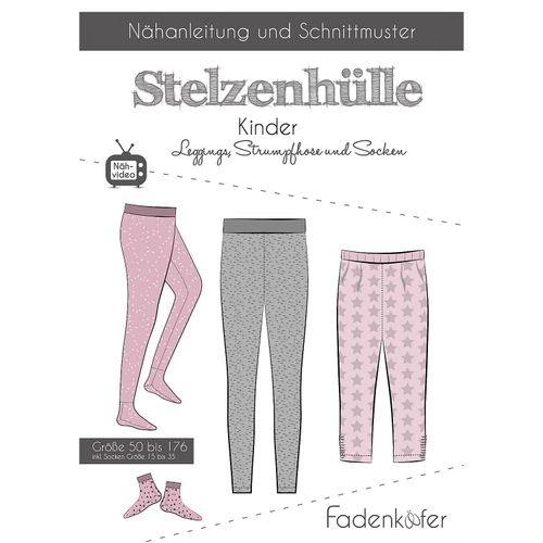 Fadenkäfer Schnitt "Stelzenhülle" für Kinder