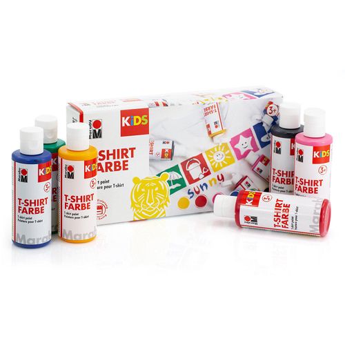 Marabu KiDS T-Shirt-Farben, 6x 80 ml