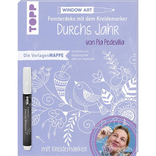 Vorlagenmappe "Fensterdeko mit dem Kreidemarker - Durchs Jahr"