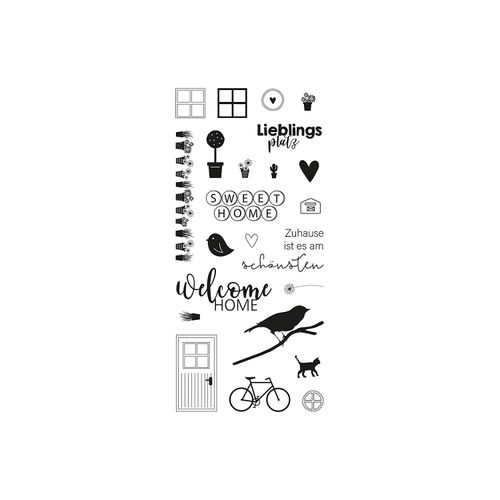 Clear Stempel-Set "Welcome Home"