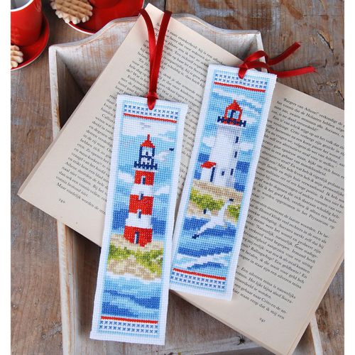 Lesezeichen "Leuchtturm Nordsee", 2er-Set