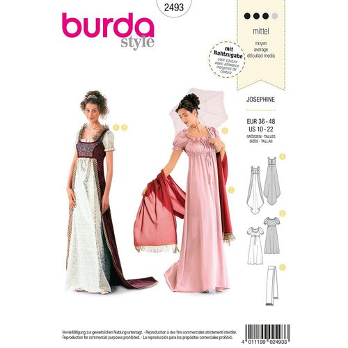 burda Schnitt 2493 "Kleid Josephine" Image