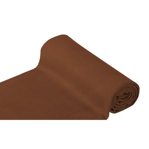 Rippen-Bündchenstoff "Comfort", zimt