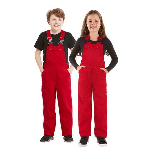 Latzhose für Kinder, rot