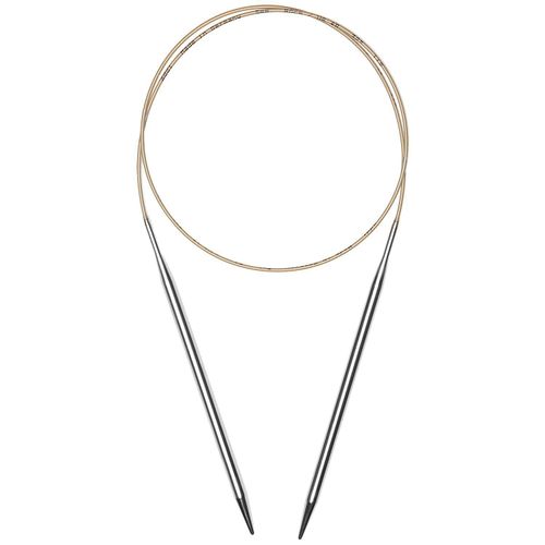 addi Rundstricknadel, Messing, 80 cm