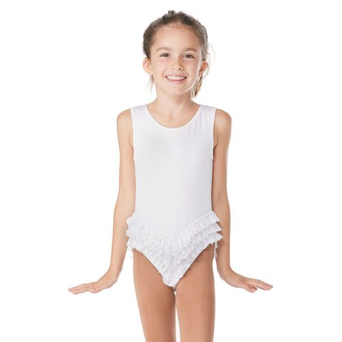 Kinder-Rüschenbody, weiß Image