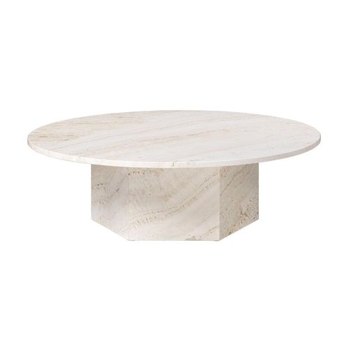 GUBI - Epic Coffee Table, Ø 110 cm, neutral white