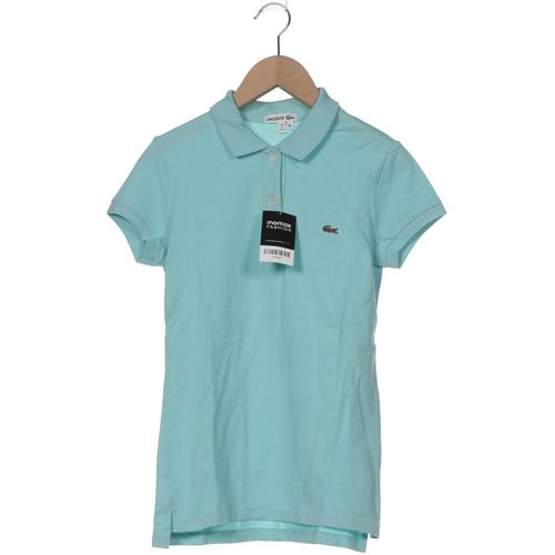 Lacoste Damen Poloshirt, blau, Gr. 34