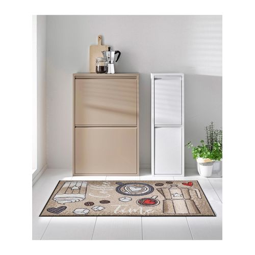 Fußmatte HEINE HOME Teppiche Gr. B: 70cm, 7mm, L: 190cm, bunt (braun, bunt)