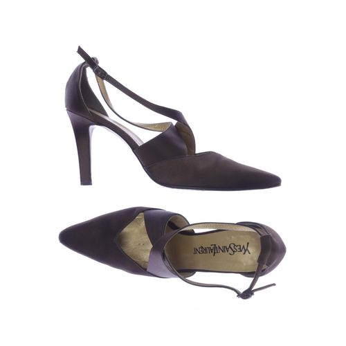 Yves Saint Laurent Damen Pumps, braun, Gr. 7.5