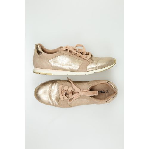 Tamaris Damen Sneakers, gold, Gr. 40