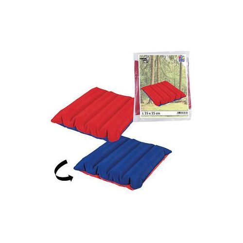 HAPPY PEOPLE® Sitzkissen aufblasbar blau, rot 35,0 x 35,0 cm