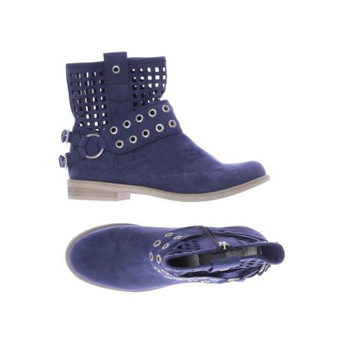 Marco Tozzi Damen Stiefelette, blau, Gr. 38