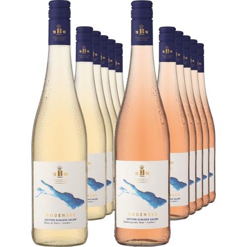 12er-PAKET »Gemischtes Doppel: Schloss Salem Blanc de Noirs & Rosé«