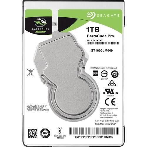 Seagate BarraCuda® Pro 1 TB Interne Festplatte 6.35 cm (2.5 Zoll) SATA III ST1000LM049 Bulk