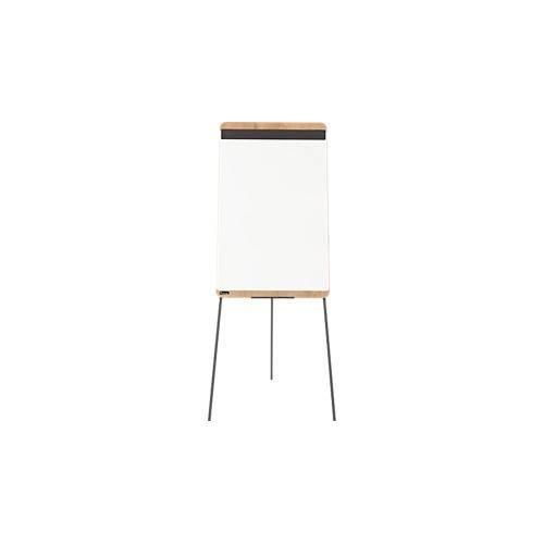 Flipchart Rocada Natural Dreibein, Stahlboard, Rahmen Holzoptik, Dreibeinstativ