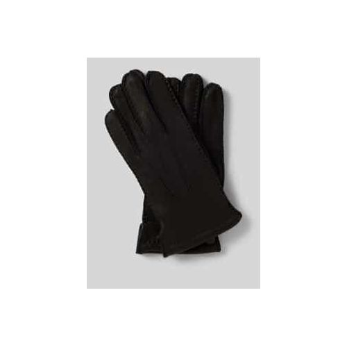 Lederhandschuhe mit Ziernähten