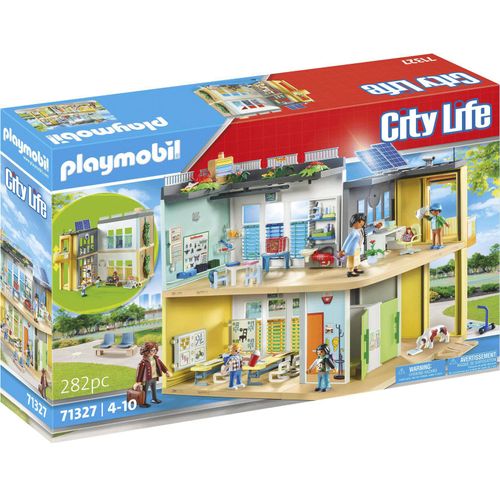 Playmobil® Konstruktions-Spielset »Grosse Schule (71327), My City Life«, (282 St.), Made in Germany