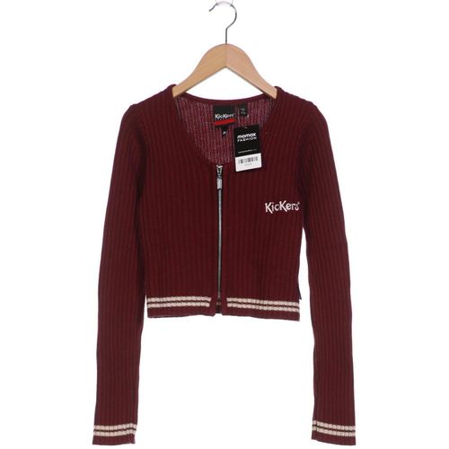 Kickers Damen Strickjacke, bordeaux, Gr. 34