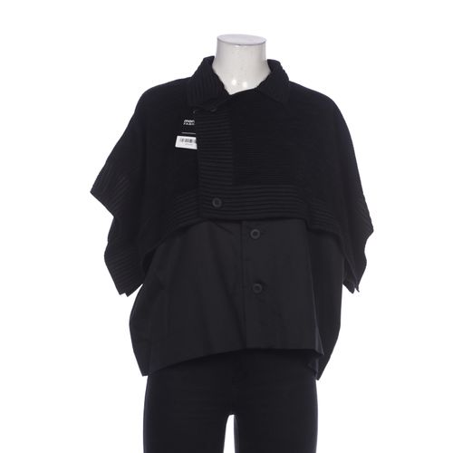 Issey Miyake Damen Bluse, schwarz, Gr. 42