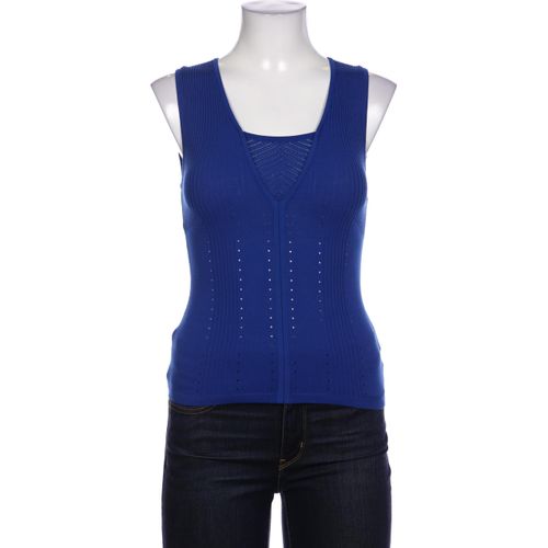 Versace Damen Top, blau, Gr. 44