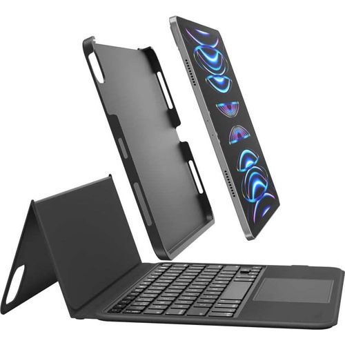 Hülle mit Tastatur für iPad Pro 11 gen. 4/3/2/1 und iPad Air 10.9 gen. 5/4, Belkin Connect Everyday, Schwarz