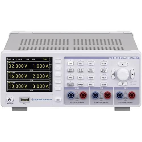 Rohde & Schwarz HMC8042-G Labornetzgerät, einstellbar 0 - 32 V 0 - 5 A 100 W USB-Host, USB, Ethernet, IEE488.2 SCPI/GPIB Anzahl Ausgänge 2 x