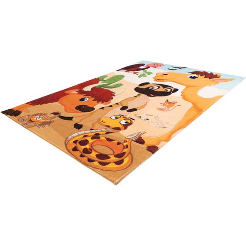 Kinderteppich OBSESSION "My Juno 470" Teppiche Gr. B: 160cm, 10mm, L: 230cm, beige Kinder Spielteppich, Motiv Tiere, Kinderzimmer