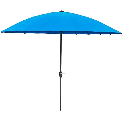 Sonnenschirm GARDEN PLEASURE Standschirme blau mit 24 Streben,