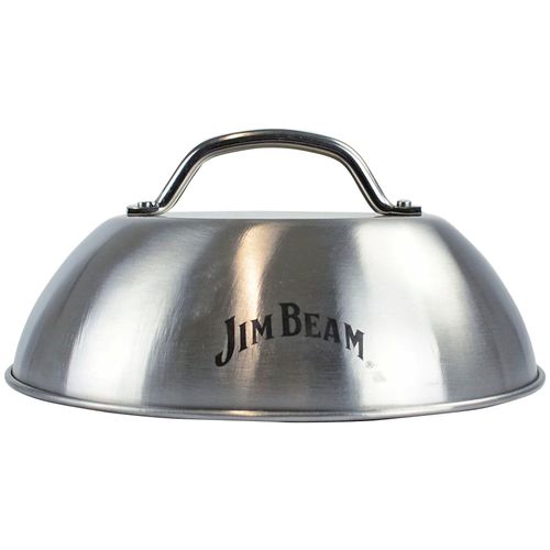 Deckel JIM BEAM BBQ Gr. Ø 22cm, silberfarben (edelstahlfarben) Grillhaube Ø 22 cm