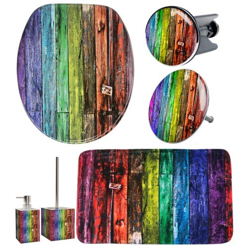 Badaccessoire-Set SANILO "Rainbow" Badaccessoires-Sets bunt