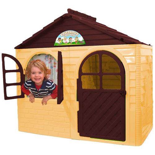 Spielhaus JAMARA "Little Home" Spielhäuser beige (beige/braun) Kinder BxTxH: 130x78x120 cm