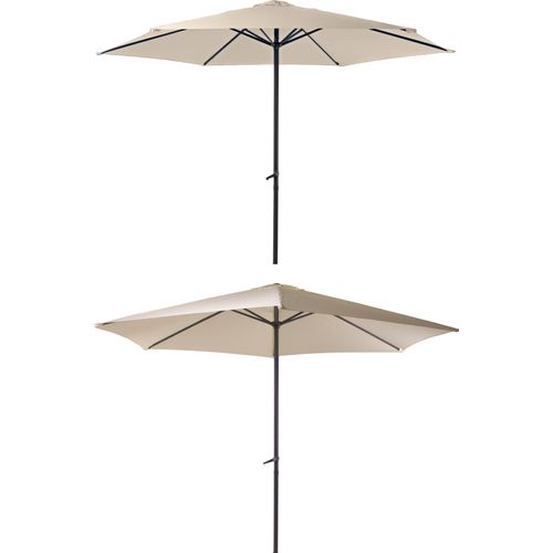 Sonnenschirm GARDEN PLEASURE Standschirme beige (creme) Ø 300 cm, creme