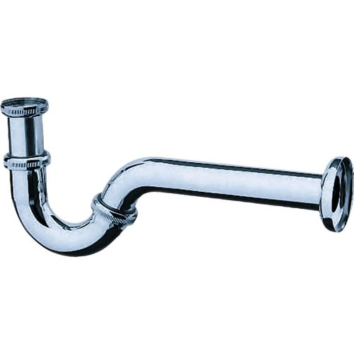 HANSGROHE Siphon "Röhrensiphon Standardmodell für Bidet chrom" Siphons Röhrensiphon Standardmodell für Bidet, chrom silberfarben (chrom)