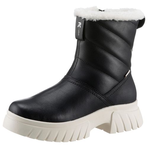 Winterboots RIEKER EVOLUTION Gr. 41, schwarz Damen Schuhe Snowboots, Winterstiefelette, TEX, mit markanter Laufsohle