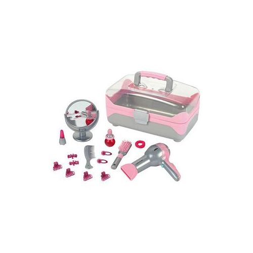 klein Spielzeug-Frisierkoffer 5862 grau, pink