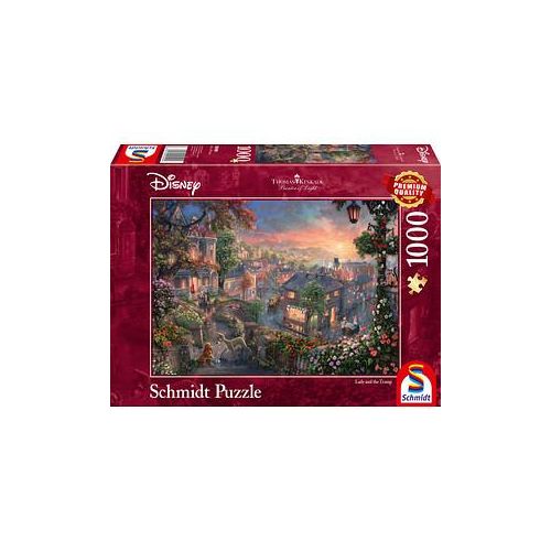 Schmidt Thomas Kinkade Disney Susi und Strolch Puzzle, 1000 Teile