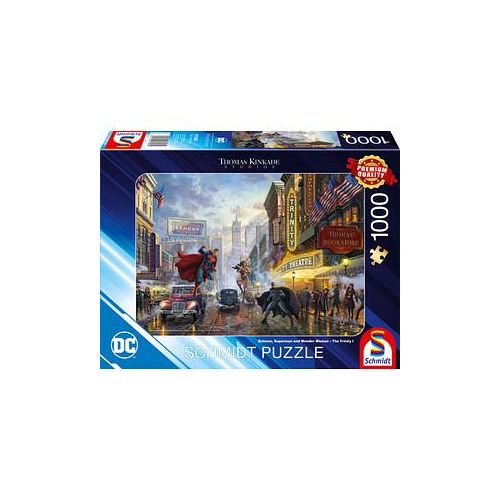 Schmidt Thomas Kinkade Batman, Superman und Wonder Woman Puzzle, 1000 Teile