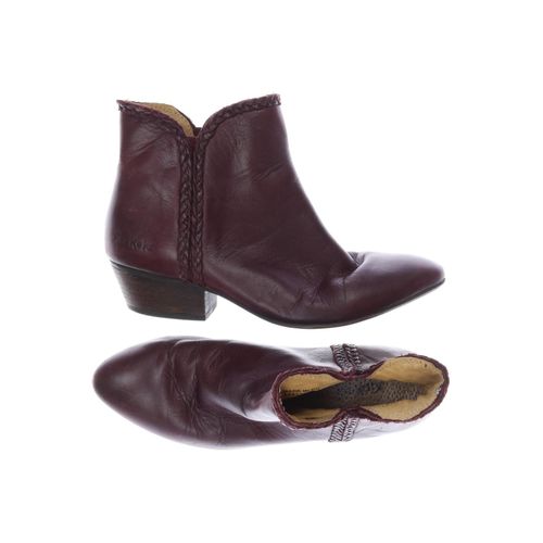 Kickers Damen Stiefelette, bordeaux, Gr. 38