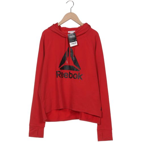 Reebok Damen Kapuzenpullover, rot, Gr. 42