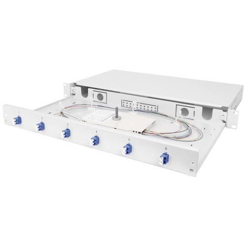 Digitus DN-96330/9 LWL-Patchpanel 6 Port LC Bestückt 1 HE