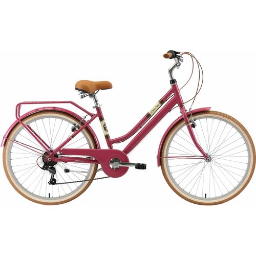 Cityrad BIKESTAR Gr. 41, lila, Fahrräder, 41cm, 26 Zoll (66,04cm), für Damen, Kettenschaltung