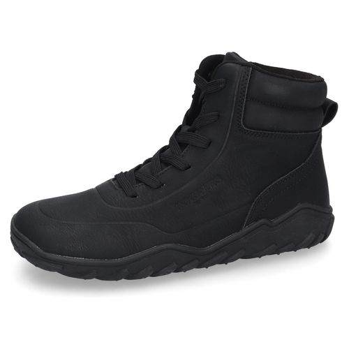 Schnürboots DOCKERS BY GERLI Gr. 38, allschwarz Damen Schuhe Barfußschuh, High Top Sneaker mit Leight Weight Sohle