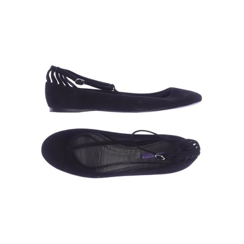 Ralph Lauren Collection Damen Ballerinas, schwarz, Gr. 10