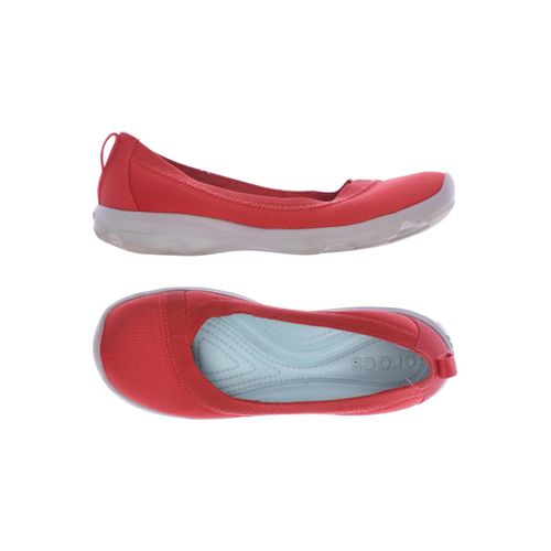 Crocs Damen Ballerinas, rot, Gr. 37