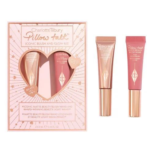 Charlotte Tilbury - Pillow Talk Iconic Blush And Glow Kit - Set Mit Wangenrouge Und Highlighter - pillow Talk Blush And Glow Kit