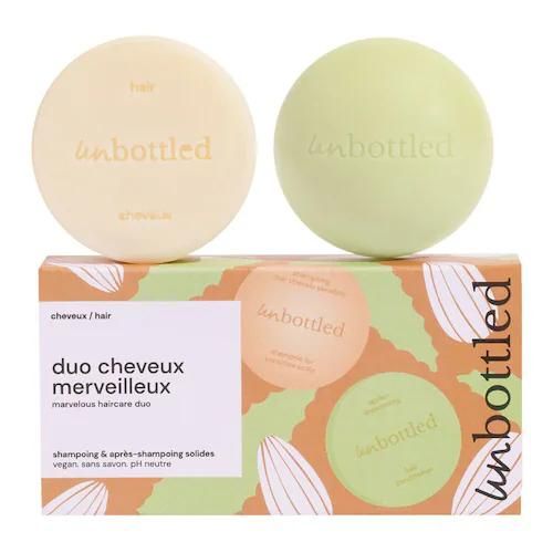 Unbottled - Duo Für Wunderschönes Haar - Festes Shampoo Und Conditioner - set Duo Cheveux Merveilleux